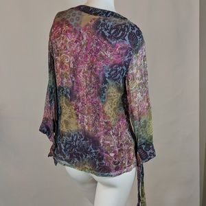Coldwater Creek Tops - Coldwater Creek Breezy Boho Silk Smock Top SZ Sm Coldwater Creek Tops - Coldwater Creek Breezy Boho Silk Smock Top SZ Sm